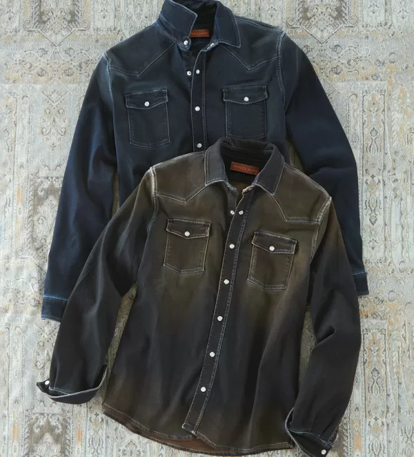 patrick_james_roper_denim_shirt_3.webp Patrick James Roper Denim Shirt- Long Sleeve Sport Shirts
