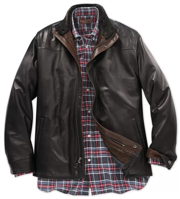 remy_leather_threequarter_length_jacket_2.webp Remy Leather Three-Quarter Length Jacket- Leather & Suede