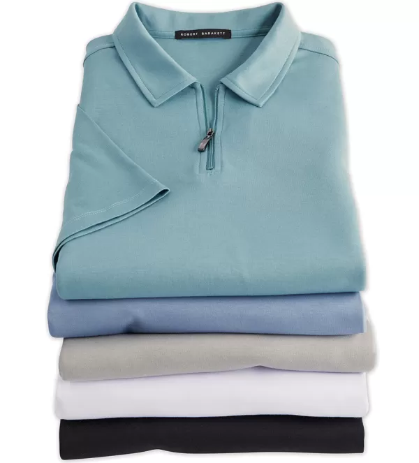robert_barakett_georgia_zip_polo_3.webp Robert Barakett Georgia Zip Polo- Polos & Knits