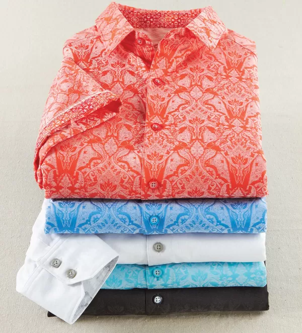 robert_graham_highland_long_sleeve_jacquard_shirt_5.webp Robert Graham Highland Long Sleeve Jacquard Shirt- Long Sleeve Sport Shirts