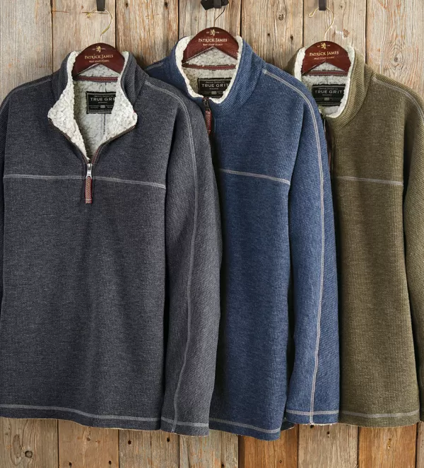 True Grit Vintage Cord Pullover- Pullovers & Layers