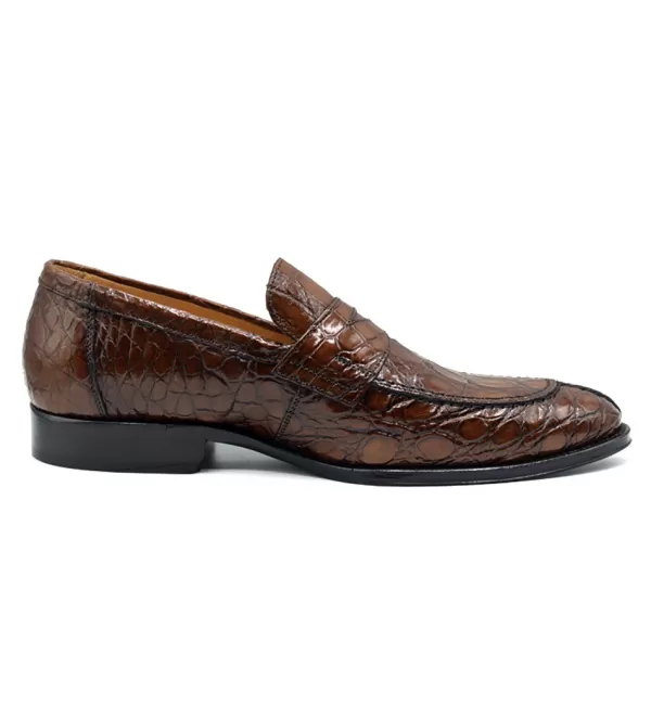 zelli_roma_genuine_crocodile_slipon_loafer_2.webp Zelli Roma Genuine Crocodile Slip-On Loafer- Dress Shoes