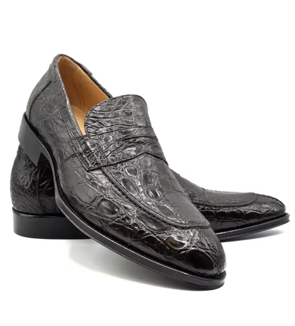 zelli_roma_genuine_crocodile_slipon_loafer_6.webp Zelli Roma Genuine Crocodile Slip-On Loafer- Dress Shoes