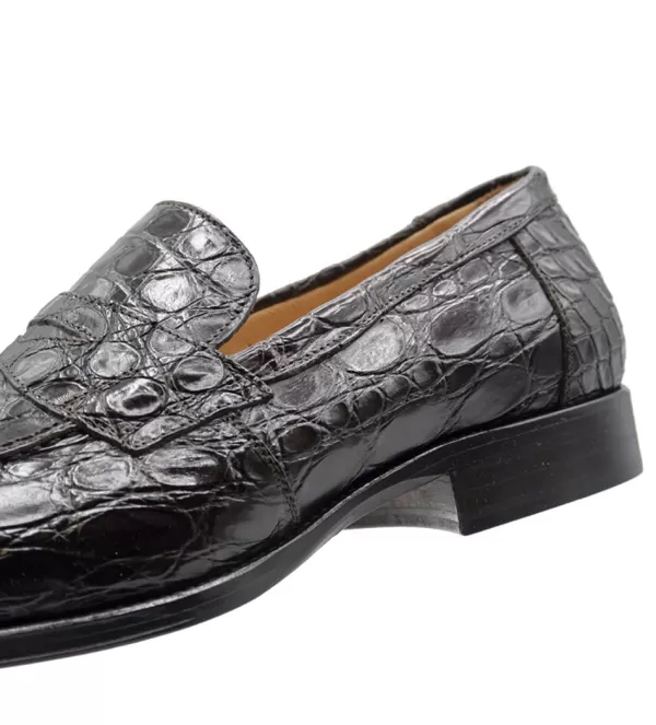 zelli_roma_genuine_crocodile_slipon_loafer_8.webp Zelli Roma Genuine Crocodile Slip-On Loafer- Dress Shoes