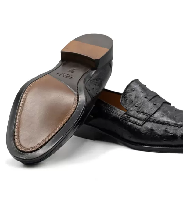 zelli_roma_genuine_ostrich_quill_slipon_loafer_4.webp Zelli Roma Genuine Ostrich Quill Slip-On Loafer- Dress Shoes