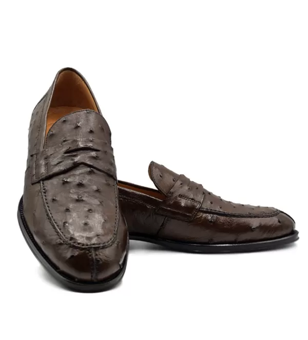 zelli_roma_genuine_ostrich_quill_slipon_loafer_6.webp Zelli Roma Genuine Ostrich Quill Slip-On Loafer- Dress Shoes