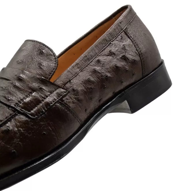zelli_roma_genuine_ostrich_quill_slipon_loafer_8.webp Zelli Roma Genuine Ostrich Quill Slip-On Loafer- Dress Shoes