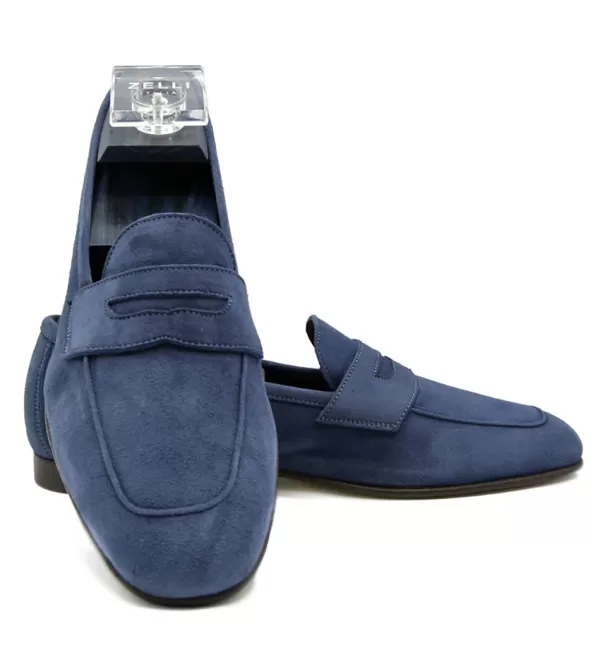 zelli_tasca_sueded_goatskin_loafer_17.webp Zelli Tasca Sueded Goatskin Loafer- Dress Shoes