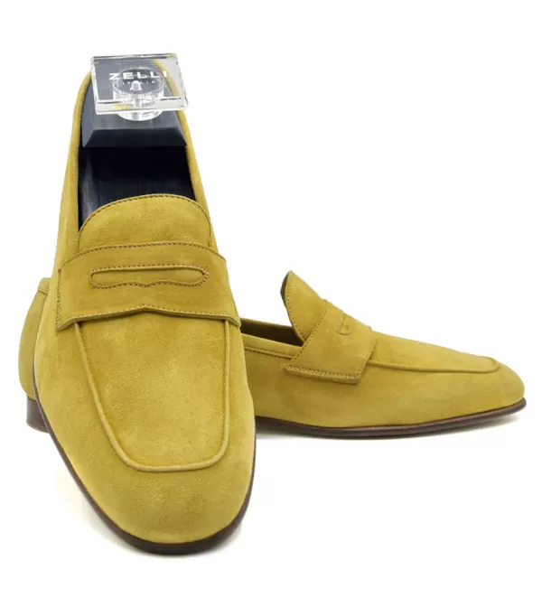 zelli_tasca_sueded_goatskin_loafer_23.webp Zelli Tasca Sueded Goatskin Loafer- Dress Shoes